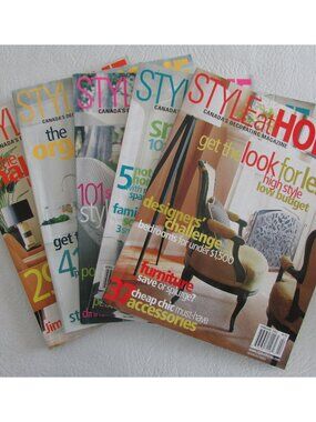 Vintage Style At Home Magazines - 2005